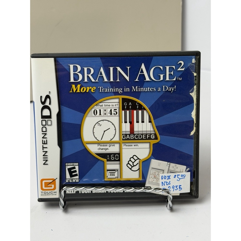 Nintendo DS - Brain Age 2 - Complete in Box with Manual
